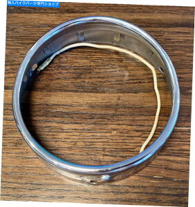 Headlight �A�v�����A0143 105mm�w�b�h���C�g�x�[�������O�����u���b�^�h�D�J�e�B�K���� *�I���W�i��nos * APRILIA 0143 105mm HEADLIGHT BEZEL RING LAMBRETTA DUCATI GARELLI *ORIGINAL NOS*