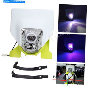Headlight TX 300 FC 250/350/450 FX 350/450�p��DRL�����v�����v�t���_�[�g�o�C�NLED�w�b�h���C�g Dirt Bike LED Headlight w/ DRL Lamp Light For TX 300 FC 250/350/450 FX 350/450�y���s�A���i�z