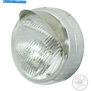 Headlight CGtB[hNVbN350 500cc uce efĩwbhv7 "wbhCg Headlamp 7" Headlight For Royal Enfield Classic 350 500cc UCE EFI with Peak