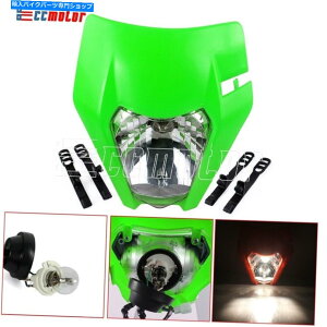Headlight z_EXYLEJTL}n_[goCÑjo[TX[p[gwbhCgCg Universal Supermoto Headlight Light for Honda Suzuki Kawasaki Yamaha Dirt Bikes