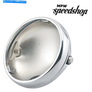 Headlight ���j�o�[�T������7 �N�����p�̃I�[�g�o�C�w�b�h���C�g�{�E���V�F���P�[�X Universal Replacement 7 Motorcycle Headlight Bowl Shell Case for Chrome�y���s�A���i�z