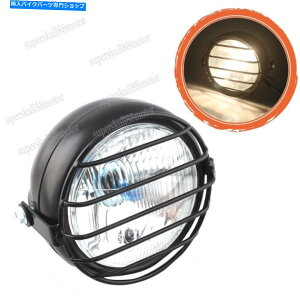 Headlight 6.5 ''n[[{o[JtF[T[̂߂̃jo[TtoPbgtoCNLEDwbhCg 6.5'' Motorcycle LED Headlight W/ Bracket Universal For Harley Bobber Cafe Racer