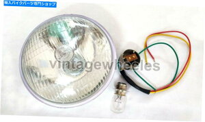 Headlight [JXIWi7 "C`wbhvjbgm[gR}h750/850wbhCgjbg Lucas Original 7" Inch Headlamp Unit Norton Commando 750/850 Headlight Unit