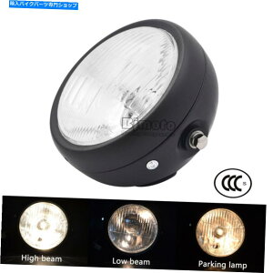 Headlight 6 1/2 �I�[�g�o�C�w�b�h���C�g���E���h�́A�J�t�F���[�T�[�p�̍�����r�[�����C�g�𓱂��Ă��܂� 6 1/2 Motorcycle Headlight Round LED High Low Beam Light For Cafe Racer�y���s�A���i�z