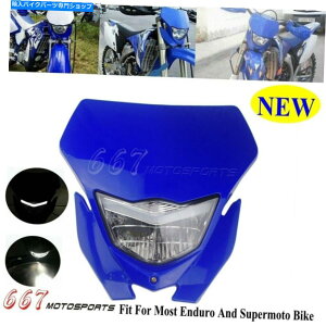 Headlight }nWR250R WR250X WR250F WR450F ENDURO NEWp̃u[_[goCNwbhCgv Blue Dirt Bike Headlight Lamp For Yamaha WR250R WR250X WR250F WR450F Enduro New