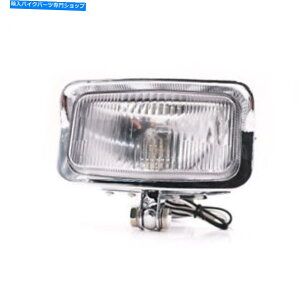 Headlight ���j�o�[�T��12V�I�[�g�o�C�X�N�G�A�w�b�h���C�g�J�t�F���[�T�[�w�b�h���C�g�N���[�U�[�`���b�p�[ Universal 12v Motorcycle Square Headlight Cafe Racer Head Light Cruiser Chopper�y���s�A���i�z