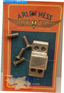 Headlight n[[frbh\A[lXJX^`bp[NwbhCg}Egre[WmX HARLEY DAVIDSON ARLEN NESS CUSTOM CHOPPER CHROME HEADLIGHT MOUNT VINTAGE NOS