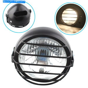 Headlight �I�[�g�o�CLED���E���h�w�b�h���C�gHI/LO�w�b�h�����v�n�[���[�A�J�t�F���[�T�[�`���b�p�[12V Motorcycle LED Round Headlight Hi/Lo Headlamp For Harley, Cafe Racer Chopper 12V�y���s�A���i�z