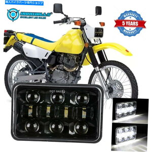 Headlight �h�b�g4x6 LED�w�b�h���C�g�v���W�F�N�^�[�X�Y�LDRZ400SM DRZ400S���[�^�[�p�̃r�[�� DOT 4x6 LED Headlight Projector Sealed Beam for Suzuki DRZ400SM DRZ400S Motor�y���s�A���i�z
