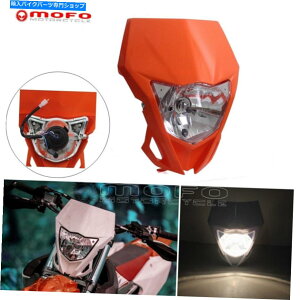 Headlight _[goCNwbhCgGf[It[hwbhvtFAÔ߂CRF 250 426 450 Dirt Bike Headlight Enduro Off Road Headlamp Fairing For WR YZ CRF 250 426 450