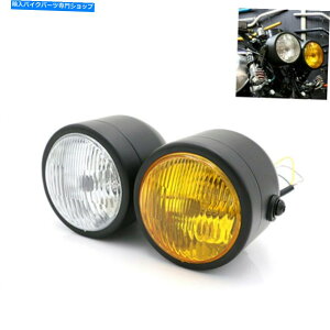 Headlight 12V�I�[�g�o�C�f���A���c�C���w�b�h���C�g�J�t�F���[�T�[H4�_�u���n�C/���[�r�[���w�b�h�����v 12v Motorcycle Dual Twin Headlight Cafe Racer H4 Double Hi/Low Beam Head Lamp�y���s�A���i�z