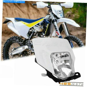 Headlight �z���C�g���g�N���X�w�b�h���C�g�����v�t�F�A�����OFIT FE 250 350 450 501 2017 2018 2019 White Motocross Headlight Lamp Fairing Fit for FE 250 350 450 501 2017 2018 2019�y���s�A���i�z