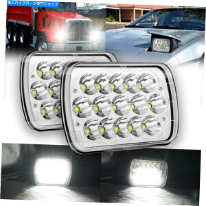 Headlight _bWW150/250/350 D100/150/250/350 RamChargeryA5x7 "7x6" LEDwbhCg For Dodge W150/250/350 D100/150/250/350 Ramcharger Pair 5x7" 7x6" LED Headlights