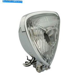 Headlight gCAOI[goCwbhCg - m̓gCN`bp[̂߂̃Xg[gt@C^[JX^ Triangle Motorcycle Headlight - Streetfighter Custom for Cruiser Trike Chopper