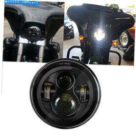Headlight ドット7 "LEDプロジェクターヘッドライトハーレーツーリングバイク用のHi-Loシールビーム DOT 7" LED Projector Headlight Hi-Lo Sealed Beam For Harley Touring Motorcycle