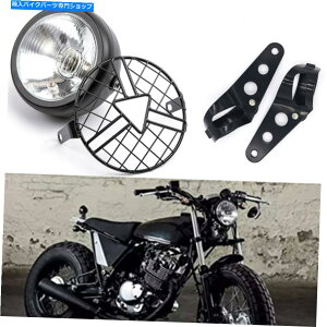 Headlight �I�[�g�o�C�w�b�h���C�g6.5 ''�w�b�h�����v�n�[���[�z���_�{�o�[�̃u���P�b�gw/�u���P�b�g Motorcycle Headlight 6.5 '' Head Lamp Clear w/ Bracket For Harley Honda Bobber�y���s�A���i�z