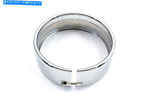 Headlight 5-3/4�w�b�h�����v�N�����t�����`�t�����g���������O�̓n�[���[�_�r�b�h�\���ɓK�����܂� 5-3/4 Headlamp Chrome Frenched Trim Ring fits Harley-Davidson