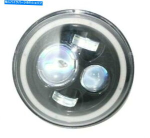 Headlight CGtB[h}qh^W[vɓKLEDwbhCgwbhv7C`tBbg LED Headlight Headlamp 7 Inch Fit For Royal Enfield Mahindra Thar Jeeps