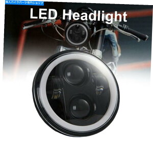 Headlight 5.75 5 3/4 LEDwbhCgHI-LOvWFN^[DRLn[[frbh\_CiX|[cX^[ 5.75 5 3/4 LED Headlight HI-LO Projector DRL For Harley David-son Dyna Sportster