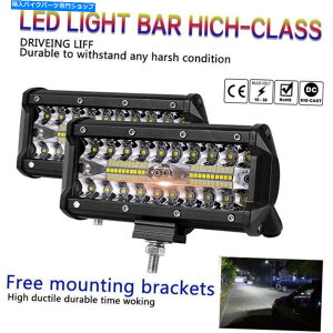 Headlight 2PCS 7g 120 LED[NCgJ[I[goCwbhCgCtHOCgjo[T 2PCS 7g 120 LED Work Light Car Motorcycle Headlight Modified Fog Light Universal