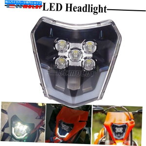 Headlight Supermoto�́AExduro r xcf xcw sxf te fe 300 350 450�w�b�h�����v�̃w�b�h���C�g�����[�h���Ă��܂� Supermoto LED Headlight For EXC Enduro R XCF XCW SXF TE FE 300 350 450 Headlamp�y���s�A���i�z