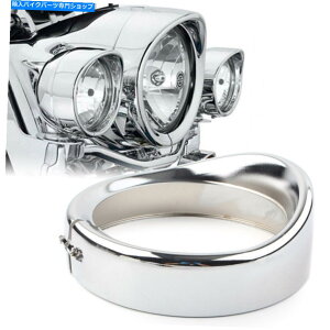 Headlight 1x 7 "wbhCgpbVOCgvghoCU[Jo[n[[̃Jo[ 1x 7" Headlight Passing Lights Lamp Decorate Trim Rind Visor Cover for Harley