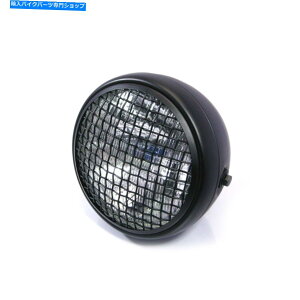Headlight �}�b�g�u���b�N�O����7 �w�b�h���C�g�n�[���[�`���b�p�[�{�o�[�J�t�F���[�T�[�J�X�^���v���W�F�N�g Matt black Grill 7 headlight Harley chopper bobber cafe racer custom projects�y���s�A���i�z
