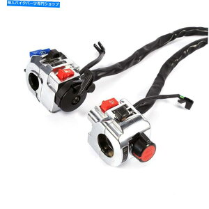 Headlight US 7/8 "nho[XCb`AZuwbhCgI/It^[Mv×2 US 7/8" Handlebar Switch Control Assembly Headlight On/Off Turn Signal Lamp ×2