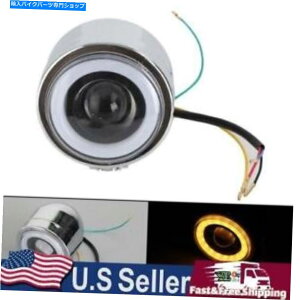 Headlight ���j�o�[�T���I�[�g�o�CLED�w�b�h���C�g�v���W�F�N�^�[�����YATV�p�J�t�F���[�T�[�C�G���[ Universal Motorcycle LED Headlight Projector Lens ATV for Cafe Racer Yellow�y���s�A���i�z