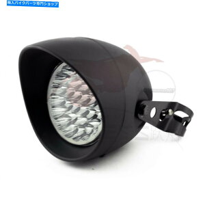 Headlight I[goC̃wbhCg5.75C`[h܂Bn[[p̒eۃuPbgNvhi/lor[ Motorcycle Headlight LED 5.75in. Bullet Bracket Clamps Hi/Lo Beam For Harley