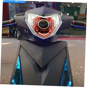 Headlight 1PCSoCNLEDwbhCgHI-LOr[GWFACX|bgCgtgCgv 1PCS Motorcycle LED Headlight Hi-Lo Beam Angel Eye Spotlight Front Light Lamp