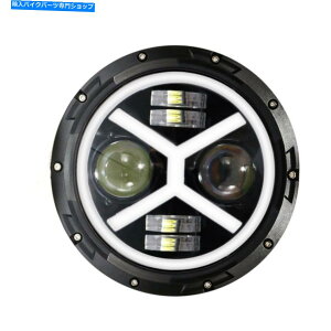 Headlight 7 "LED[^[oCNgbNjOCgwbhCgz_n[[}nCB 7" LED Motorbike Truck Auto Running light Headlight for Honda Harley Yamaha CB