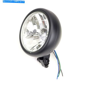 Headlight 2FastMoto 5-3/4 "12VnQ{g}EgubNI[goCwbhCg41-10090 2FASTMOTO 5-3/4" 12V Halogen Bottom Mount Black Motorcycle Headlight 41-10090