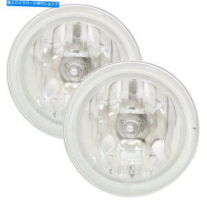 Headlight �V����3 �N���A�����Y�_�C�������h�J�b�g�I�[�g�o�C�X�|�b�g���C�g�Z�b�gH3�d��T30400 New 3 Clear Lens Diamond Cut Motorcycle Spotlight Set with H3 Bulbs T30400�y���s�A���i�z
