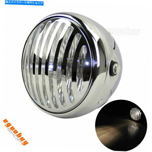 Headlight I[goCgNOJo[wbhCgwbhvn[[X|[cX^[_Ci Motorcycle Retro Chrome Grill Cover Headlight Headlamp For Harley Sportster Dyna