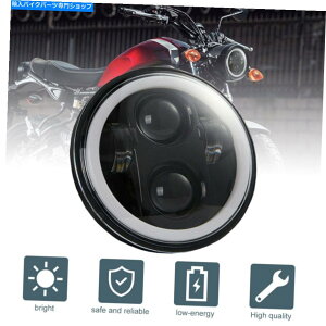 Headlight �I�[�g�o�C���[�^�[�p�̍ł����邢5-3/4 5.75�C���`LED�v���W�F�N�^�[�w�b�h���C�gDRL Brightest 5-3/4 5.75 inch LED Projector Headlight DRL for Motorcycle Motor�y���s�A���i�z