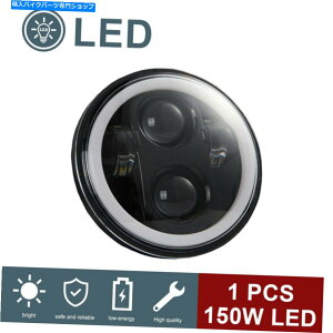 Headlight 5.75 5-3/4 LEDwbhCgn[[_CiX|[cX^[p̃vWFN^[DRL w/vWFN^[DRL w/vWFN^[DRL 5.75 5-3/4 LED Headlight High Low Beam w/Projector DRL For Harley Dyna Sportster