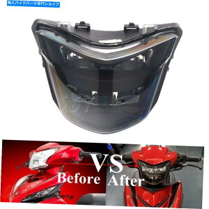 Headlight e13 emarḱA}nLC150 Y15ZR[^[oCN̂߂̒Ⴂr[wbhCgwbhv𗦂Ă܂ E13 Emark LED High Low Beam Head Light Headlamp For Yamaha LC150 Y15ZR Motorbike