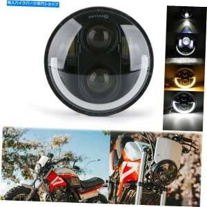 Headlight 5.75 5 3/4 LEDwbhCgn[[_rbh\_CiX|[cX^[pHI-LOWvWFN^[DRL 5.75 5 3/4 LED Headlight HI-LOW Projector DRL For Harley-Davidson Dyna Sportster
