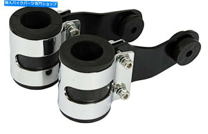Headlight ]ԃ[^[TCNXN[^[jo[TtBbgfbNXwbhCguPbgNvubN Bikeit Motorcycle Scooter Universal Fit Deluxe Headlight Bracket & Clamp Black
