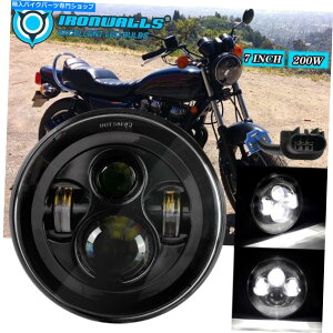 Headlight }n[hX^[~bhiCgVo[hXV 1600 1700 7C`LED HI/LOwbhCg For Yamaha Road Star Midnight Silverado XV 1600 1700 7 inch LED Hi/Lo Headlight