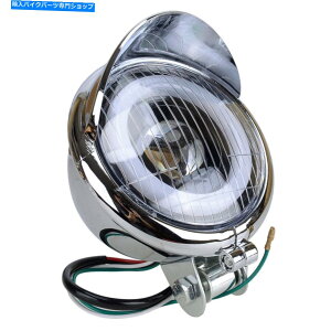 Headlight I[goCLEDtgwbhCgX|bgtHOCgHI/LO FOT FOR CAFE RACER BOBBERSD Motorcycle LED Front Headlight Spot Fog Light Hi/Lo Fit For Cafe Racer Bobber sd