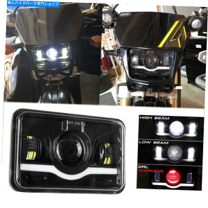 Headlight DOT 4x6 LED HI/LO�v���W�F�N�^�[SIZUKI DRZ400SM DRZ400��LED HI/LO�v���W�F�N�^�[�V�[���r�[���w�b�h���C�g DOT 4x6 LED Hi/Lo Projector Sealed Beam Headlight for Suzuki DRZ400SM DRZ400S�y���s�A���i�z