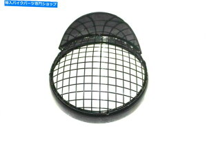 Headlight CGtB[ĥ߂ɃR[eBOꂽLbvubNpE_[twbhCgO^V Headlight Grill With Cap Black Powder Coated for Royal Enfield Brand New