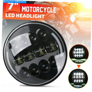 Headlight �I�[�g�o�C7 LED�w�b�h���C�gDrl Angel Eyes Hi/Lo for Harley-Davidson Honda Yamaha Motorcycle 7LED Headlight DRL Angel Eyes Hi/Lo for Harley-Davidson Honda Yamaha�y���s�A���i�z