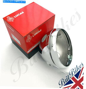 Headlight �w�b�h�����v�V�F�� - ���[�J�X - �{��7 ���[�J�X�N�����V�F��������-99-9968 HEADLAMP SHELL - LUCAS - GENUINE 7 LUCAS CHROME SHELL & RIM - 99-9968�y���s�A���i�z
