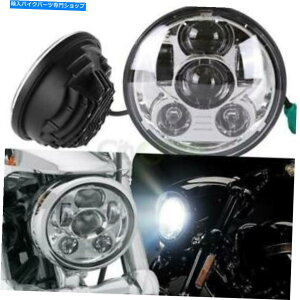 Headlight 5.75 45W 6500-7000K�z���C�g���C�gIP67�h��LED�w�b�h���C�g�p�w�b�h���C�g 5.75 45W 6500-7000K White Light IP67 Waterproof LED Headlight for Motorcycles�y���s�A���i�z