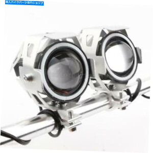Headlight ���}�nV-STAR 650 950 1100 1300�N���V�b�N��2X LED�h���C�r���O�X�|�b�g���C�g�w�b�h���C�g 2x LED Driving Spot Light Headlight For Yamaha V-Star 650 950 1100 1300 Classic�y���s�A���i�z