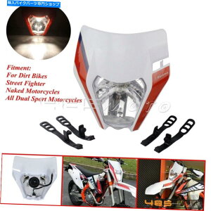 Headlight sxf sxf sx xcw xc exc 125 250 450wbhCg}XNr[wbhvAZu For SXF SX XCW XC EXC 125 250 450 Headlight Mask High Low Beam Headlamp Assembly