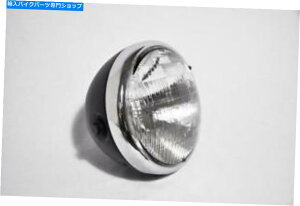 Headlight 7 �w�b�h���C�g�N���A�����Y/�u���b�N�T�C�h�}�E���g�J�t�F���[�T�[�r���e�[�W�u���b�g 7 Headlight Clear Lens/ Black Side Mount Cafe Racer Vintage Bullet�y���s�A���i�z